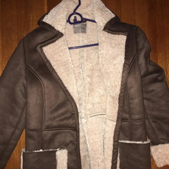 ASOS faux suede fleece lined coat - Picture 3 of 5